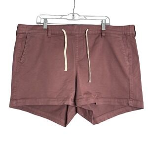 Torrid 3.5" Weekend Mid Rise Short Womens Plus Size 2X Mauve Pink Stretch Twill